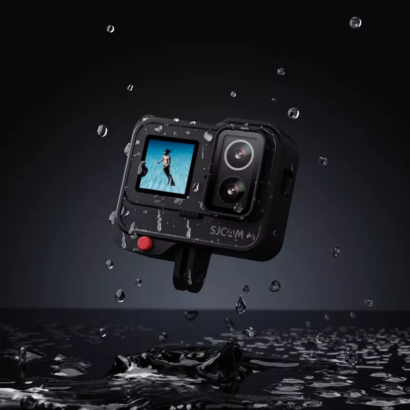 Action kamera SJCam SJ20 ar diviem objektīviem, 4K video, 20MP foto