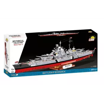 Konstruktors Cobi Kaujas kuģis Bismarck ar 3204 detaļām - Cobi CO BI-4860
