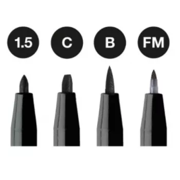 Feltzīmulis Faber-Castell 167153 — melns, viens gabals