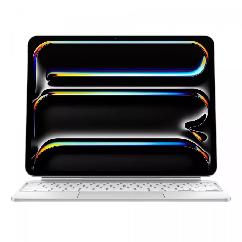 Apple Magic Keyboard iPad Pro 13 collu M4 bezvadu QWERTY balts