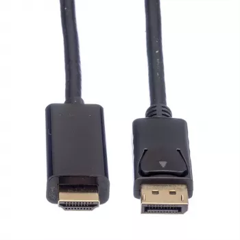 DisplayPort kabelis ROLINE 11.04.5785 1 m vīriešu/vīriešu