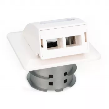 Digitus DN-93201 FTTH optiskās šķiedras iegremdējamā sienas kontaktligzda SC/LC adapterim 86x30x86mm