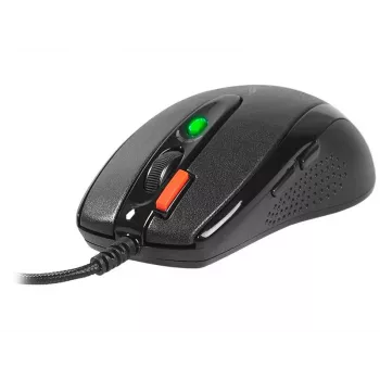 Spēļu pele A4Tech X-7120 USB Type-A ambidextrous 2000 DPI, 3 ms, vadu, melna