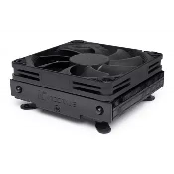 CPU dzesētājs Noctua NH-L9i chromax.black, zema profila 92 mm ventilators, LGA1151/LGA115x/AM4 atbalsts, 37 mm augstums, 95x95 mm radiators