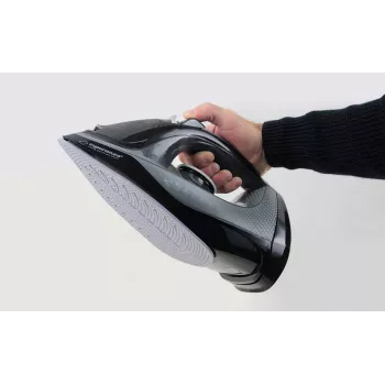 Esperanza EHI011 tvaika gludeklis ar keramikas zoli, pelēks/melns, 2600 W