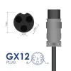 Akyga AK-EV-11 lādētājs 36 V elektriskajiem skrejriteņiem, 42 V / 2 A 84 W, GX12 3 kontaktu 9 mm, 1 m
