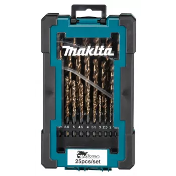 MAKITA Metāla urbju komplekts HSS-G M-FORCE 25 gab., 1-13 mm