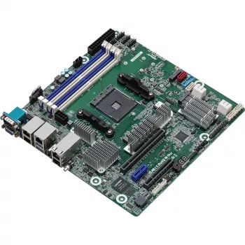 Mātesplate ASRock X570D4U-2L2T/BCM AMD X570 Socket AM4 micro ATX