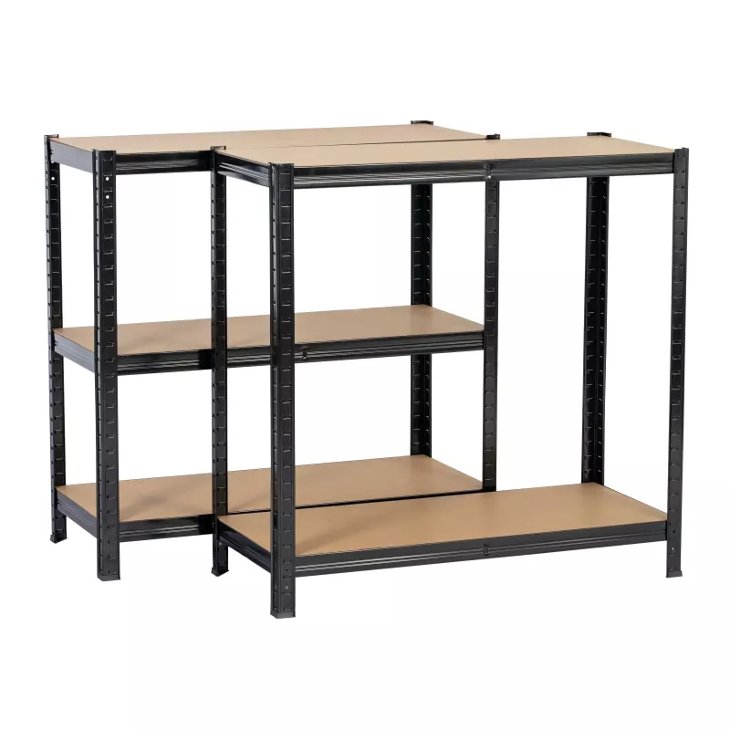Extralink metāla uzglabāšanas plaukts 180x90x40 melns