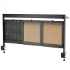 Galda starpsiena ergo office ER-300 B, platums 1250 mm, maksimālā slodze 10 kg