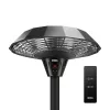 Āra stāvošais infrasarkanais sildītājs TARGUS TB2068S-01, 2000 W, 3 jaudas līmeņi, IP45, līdz 20 m²