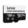 LEXAR microSD High Endurance kartes 128GB C10 A1 U1 V30 100/45MB/s