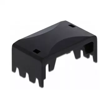 Keystone modulis DeLOCK 86468 plakans melns RJ-12