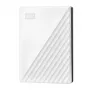 Western Digital WD My Passport 5TB balts USB 3.0 / 2,5 collu, 19,15 mm / 256 bitu šifrēšana / WD Backup / Balts (WDBPKJ0050BWT-WESN)