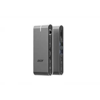 Acer Type-C Universālā Docking Stacija 15in1 (USB-C, 15 Porti), Doku stacija + USB Hubs