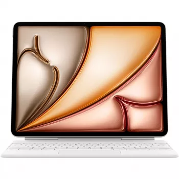 Apple Magic Keyboard iPad Air 13 collu M3 - Nīderlandes - Balts