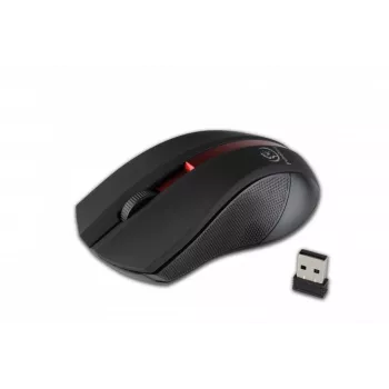 Bezvadu optiskā pele Rebeltec GALAXY melna/sarkana