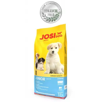 JOSERA JosiDog Junior sausā barība kucēniem, 15 kg, vista