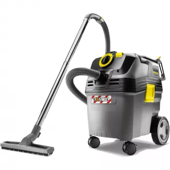 Putekļsūcējs bungas Kärcher NT 30/1 Ap L — sausai un mitrai tīrīšanai, 30 L tilpums, 1380 W, 74 l/s gaisa plūsma, 25.4 kPa