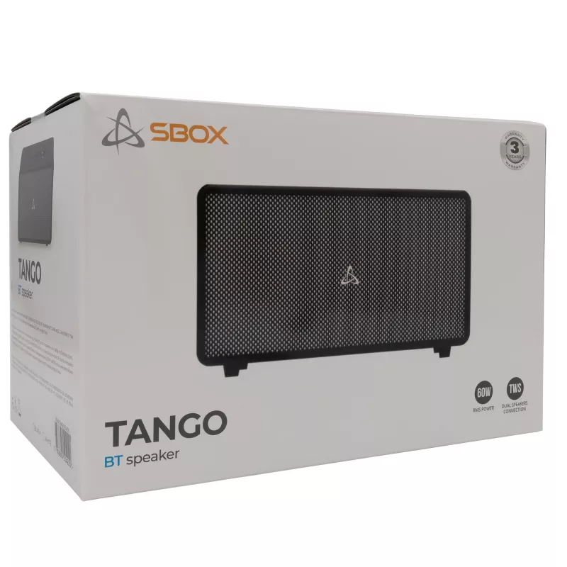 Portatīvais skaļrunis Sbox BT-60 Tango Melns