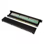LogiLink Patch Panel 19 inch 24 portu RJ-45 1U melns