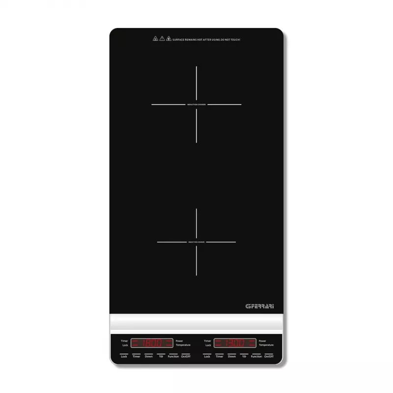 G3 Ferrari Dinamiko Deep Black Countertop 29.5 cm Zone indukcijas plīts 2 zonām