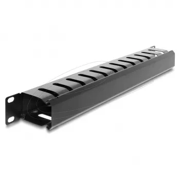 Patch panel DELOCK 67628 1U, melns neilons, 483 mm dziļums, 70x44.5 mm