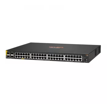HPE Aruba Networking CX 6000 48G Class4 PoE 4SFP 370W pārvaldīts L3 Gigabit Ethernet (10/100/1000) PoE slēdzis 1U