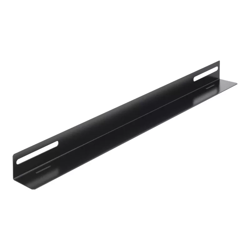 Montāžas kronšteins DeLOCK 19 collu 450x40mm 2 gab. Melns Metāls