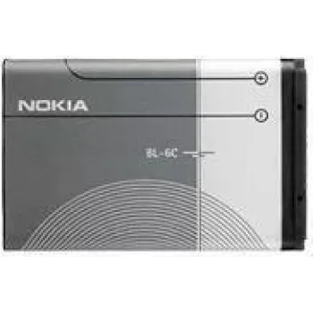 Nokia BL-6C Li-Ion akumulators 1070 mAh Nokia 112 un saderīgiem modeļiem (21XX, 28XX, 31XX, 60XX, 61XX, 62XX)