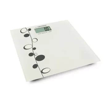 Personīgie vannasistabas svari Esperanza Zumba EBS005 - elektroniski, 180 kg, balts stikls