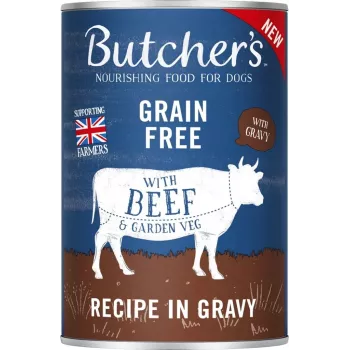 Slapjā suņu barība butcher's Original Recipe mērcē ar liellopu gaļu — 400 g