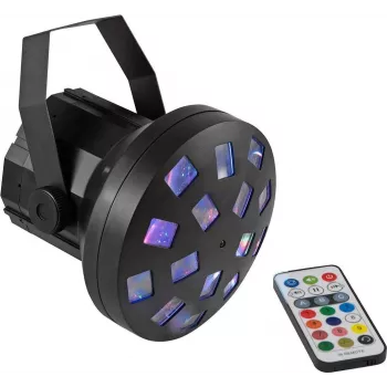 LED efekta gaisma EUROLITE Mini Z-20 USB — 7 krāsas, kompakta USB barota skatuves lampa