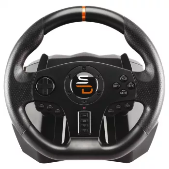 Subsonic SA5595-PC Gaming stūre ar pedāļiem, melna, USB, vadu