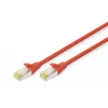 Patch vads Digitus CAT 6A S/FTP DK-1644-A-0025/R 0,25m Sarkans