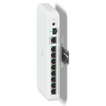 Ubiquiti UACC-Switch-DIN DIN sliedes stiprinājums baltā polikarbonātā