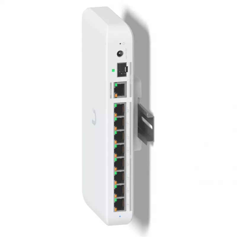 Ubiquiti UACC-Switch-DIN DIN sliedes stiprinājums UniFi Compact komutatoriem, balts