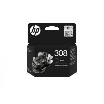 HP 308 Melna oriģinālā tintes kasetne