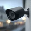 Dummy caurules kamera CEE IR1800 B, viltus novērošanas kamera ar IR LED, melna
