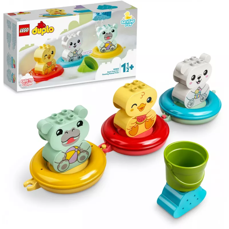 LEGO DUPLO 10965 Vannas Laika Prieks: Peldošs Dzīvnieku Vilcieniņš