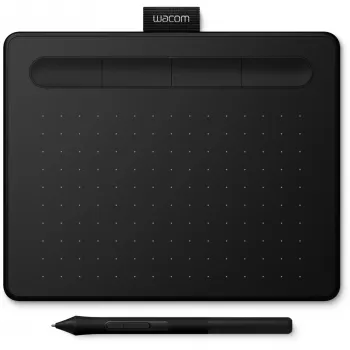 Wacom Intuos Small CTL-4100K-S zīmēšanas planšete ar pildspalvu, melna