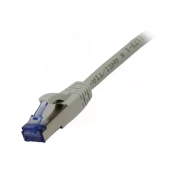 Patch kabelis RJ45 CAT6A 500MHz 1,0m pelēks S-STP (S/FTP) komponentu testēts (GHMT sertificēts) AW