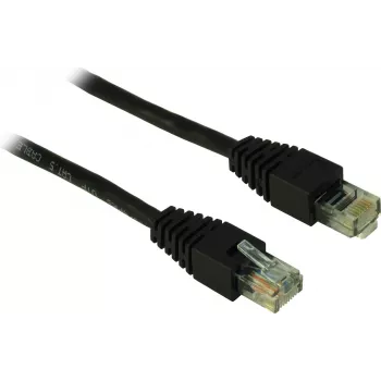 Inter-Tech AC LAN-Cable CAT5 UTP, 15,0m Melns