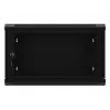 Lanberg WF01-6406-23B Piekarināmais skapis 19 inch 6U 600x450 perforētas durvis (plakanā iepakojumā) melns