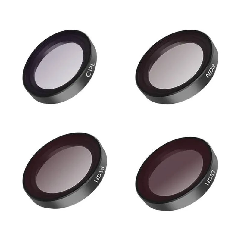 Telesin 4 filtru komplekts (CPL/ND8/ND16/ND32) Insta360 GO 2/3 kamerai