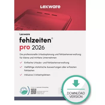 Lexware fehlzeiten pro 2026 finanšu analīze 1 licence