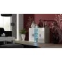Cama Kumode 120 cm SOHO S7 sonomas ozols/balts glancēts