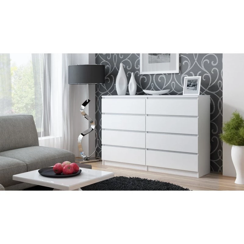 Topeshop M8 140 BIEL kumode