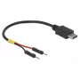 USB kabelis DeLOCK 85418 0.1 m USB C Melns