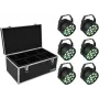 LED PAR gaismu komplekts EUROLITE 6x TCL Spot ar transporta koferi, modelis TDV-1